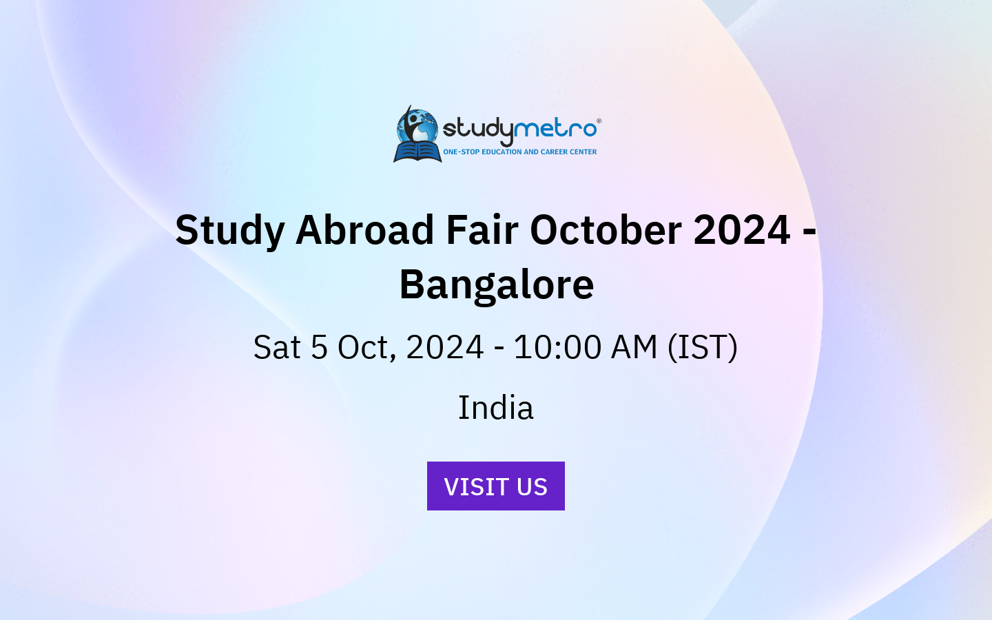 Study Abroad Fair October 2024 Bangalore